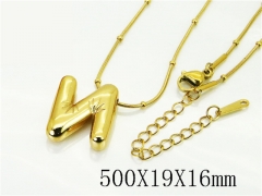 HY Wholesale Stainless Steel 316L Jewelry Necklaces-HY89N0025LLF