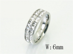 HY Wholesale Rings Jewelry Stainless Steel 316L Rings-HY62R0115NC