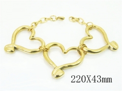 HY Wholesale Bracelets 316L Stainless Steel Jewelry Bracelets-HY21B0619INS