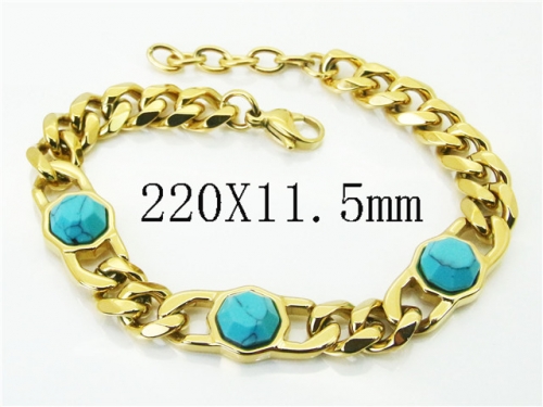 HY Wholesale Bracelets 316L Stainless Steel Jewelry Bracelets-HY41B0189IKC