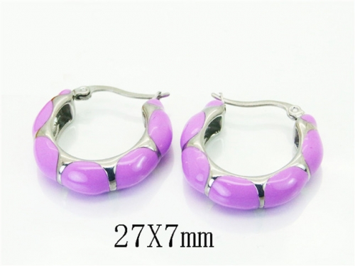 HY Wholesale Earrings 316L Stainless Steel Earrings Jewelry-HY06E0531HDD