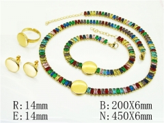 HY Wholesale Jewelry Set 316L Stainless Steel jewelry Set-HY50S0502JLR