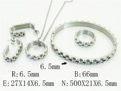 HY Wholesale Jewelry Set 316L Stainless Steel jewelry Set-HY50S0474JJA