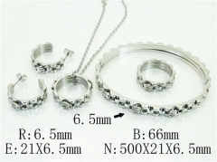 HY Wholesale Jewelry Set 316L Stainless Steel jewelry Set-HY50S0473JJE
