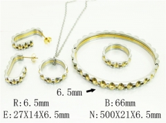 HY Wholesale Jewelry Set 316L Stainless Steel jewelry Set-HY50S0487JLY