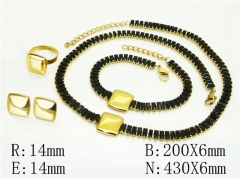 HY Wholesale Jewelry Set 316L Stainless Steel jewelry Set-HY50S0508JLT