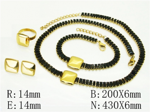 HY Wholesale Jewelry Set 316L Stainless Steel jewelry Set-HY50S0508JLT