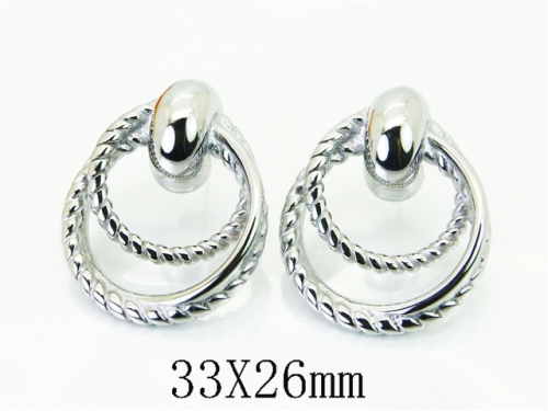 HY Wholesale Earrings 316L Stainless Steel Earrings Jewelry-HY06E0555HSS