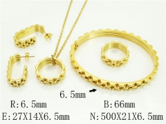 HY Wholesale Jewelry Set 316L Stainless Steel jewelry Set-HY50S0486JLW