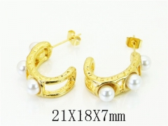 HY Wholesale Earrings 316L Stainless Steel Earrings Jewelry-HY06E0462HSS