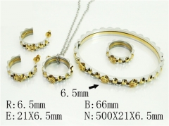 HY Wholesale Jewelry Set 316L Stainless Steel jewelry Set-HY50S0489JLS