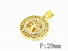 HY Wholesale Pendant Jewelry 316L Stainless Steel Jewelry Pendant-HY13P2063H2T