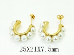HY Wholesale Earrings 316L Stainless Steel Earrings Jewelry-HY80E1102PT