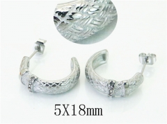 HY Wholesale Earrings 316L Stainless Steel Earrings Jewelry-HY06E0463OE