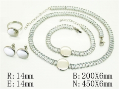 HY Wholesale Jewelry Set 316L Stainless Steel jewelry Set-HY50S0481JJS