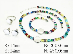 HY Wholesale Jewelry Set 316L Stainless Steel jewelry Set-HY50S0485JJT