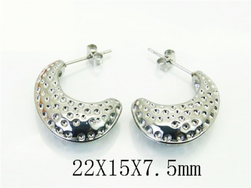 HY Wholesale Earrings 316L Stainless Steel Earrings Jewelry-HY06E0489NX