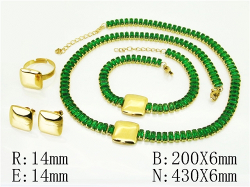 HY Wholesale Jewelry Set 316L Stainless Steel jewelry Set-HY50S0507JLB