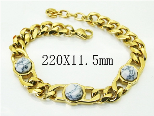 HY Wholesale Bracelets 316L Stainless Steel Jewelry Bracelets-HY41B0188IKC