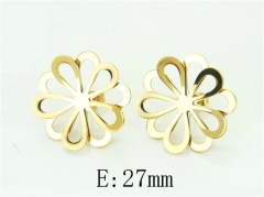 HY Wholesale Earrings 316L Stainless Steel Earrings Jewelry-HY80E1095OR