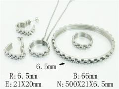 HY Wholesale Jewelry Set 316L Stainless Steel jewelry Set-HY50S0472JJQ