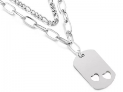 HY Wholesale Stainless Steel 316L Jewelry Popular Necklaces-HY0151N0678