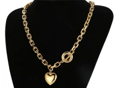 HY Wholesale Stainless Steel 316L Jewelry Popular Necklaces-HY0151N0093