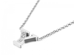 HY Wholesale Stainless Steel 316L Jewelry Popular Necklaces-HY0151N1040