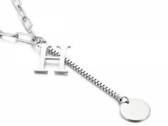 HY Wholesale Stainless Steel 316L Jewelry Popular Necklaces-HY0151N0863