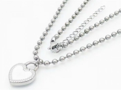 HY Wholesale Stainless Steel 316L Jewelry Popular Necklaces-HY0151N0077