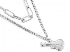 HY Wholesale Stainless Steel 316L Jewelry Popular Necklaces-HY0151N0693