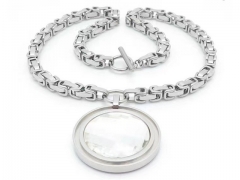 HY Wholesale Stainless Steel 316L Jewelry Popular Necklaces-HY0151N0167