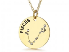 HY Wholesale Stainless Steel 316L Jewelry Popular Necklaces-HY0151N0801