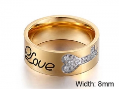 HY Wholesale Rings Jewelry 316L Stainless Steel Jewelry Rings-HY0151R0717