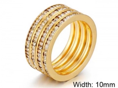 HY Wholesale Rings Jewelry 316L Stainless Steel Jewelry Rings-HY0151R1011