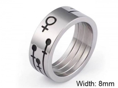 HY Wholesale Rings Jewelry 316L Stainless Steel Jewelry Rings-HY0151R0900