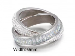 HY Wholesale Rings Jewelry 316L Stainless Steel Jewelry Rings-HY0151R1008