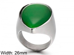 HY Wholesale Rings Jewelry 316L Stainless Steel Jewelry Rings-HY0151R0804