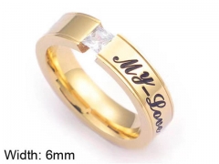 HY Wholesale Rings Jewelry 316L Stainless Steel Jewelry Rings-HY0151R1048