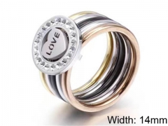 HY Wholesale Rings Jewelry 316L Stainless Steel Jewelry Rings-HY0151R0840
