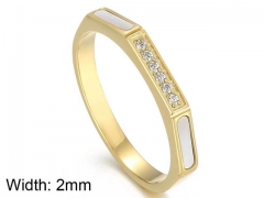 HY Wholesale Rings Jewelry 316L Stainless Steel Jewelry Rings-HY0151R0595