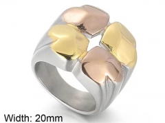 HY Wholesale Rings Jewelry 316L Stainless Steel Jewelry Rings-HY0151R0626