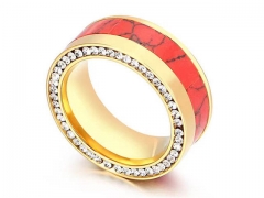 HY Wholesale Rings Jewelry 316L Stainless Steel Jewelry Rings-HY0151R0486