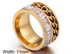 HY Wholesale Rings Jewelry 316L Stainless Steel Jewelry Rings-HY0151R1002