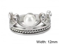 HY Wholesale Rings Jewelry 316L Stainless Steel Jewelry Rings-HY0151R0867