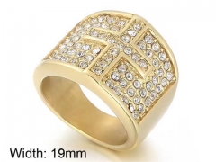 HY Wholesale Rings Jewelry 316L Stainless Steel Jewelry Rings-HY0151R0625