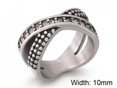HY Wholesale Rings Jewelry 316L Stainless Steel Jewelry Rings-HY0151R0645