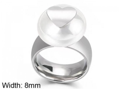 HY Wholesale Rings Jewelry 316L Stainless Steel Jewelry Rings-HY0151R1087