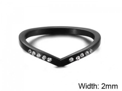 HY Wholesale Rings Jewelry 316L Stainless Steel Jewelry Rings-HY0151R0438