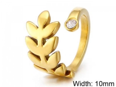 HY Wholesale Rings Jewelry 316L Stainless Steel Jewelry Rings-HY0151R1006